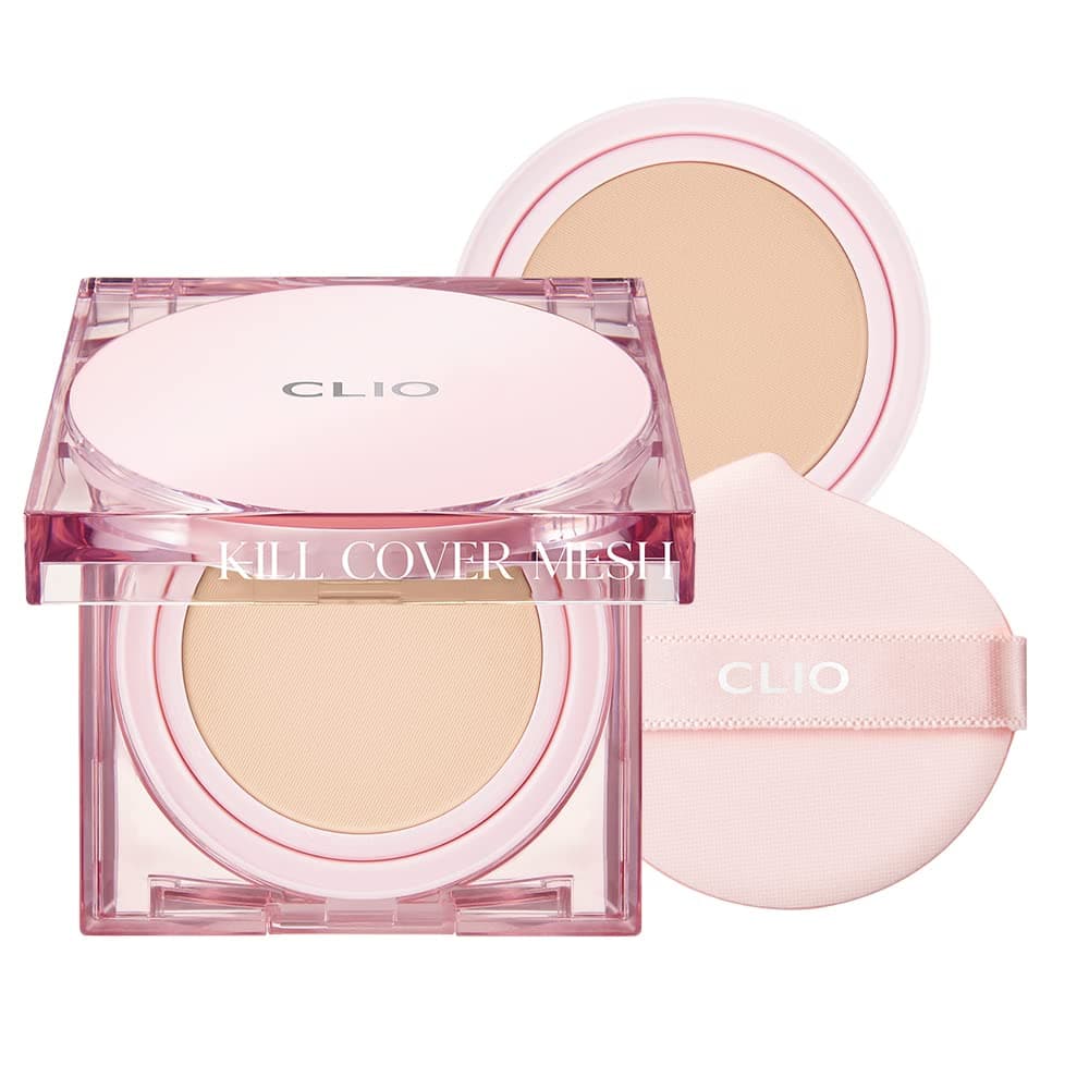 Kill Cover MESH GLOW CUSHION SPF50+ PA++++ (#3 LINEN), Korean Cosmetics, Transparent, Glossy Skin, Beauty Serum, Pore Cover, UV Protection