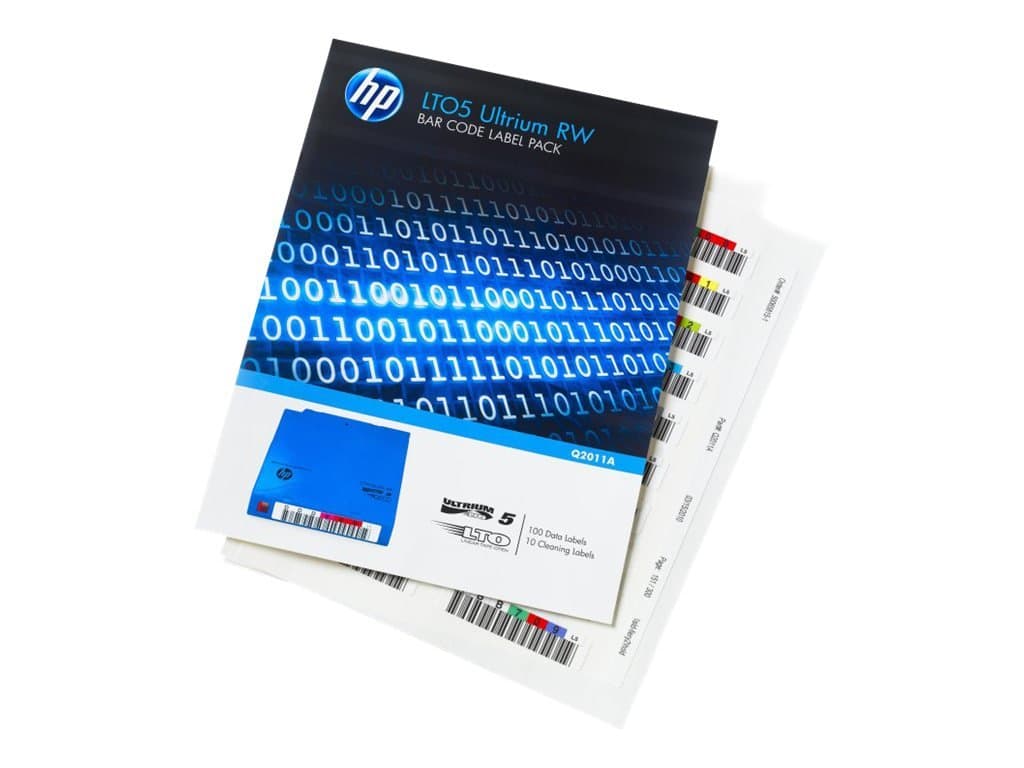 HP LTO-5 Ultrium RW Bar Code Label Pack - Bar code labels