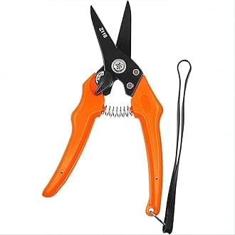 Zenport Z116 Hoof and Floral Trimming Shear, Twin-Blade Spring-Loaded 7.5-Inch Garden Clippers