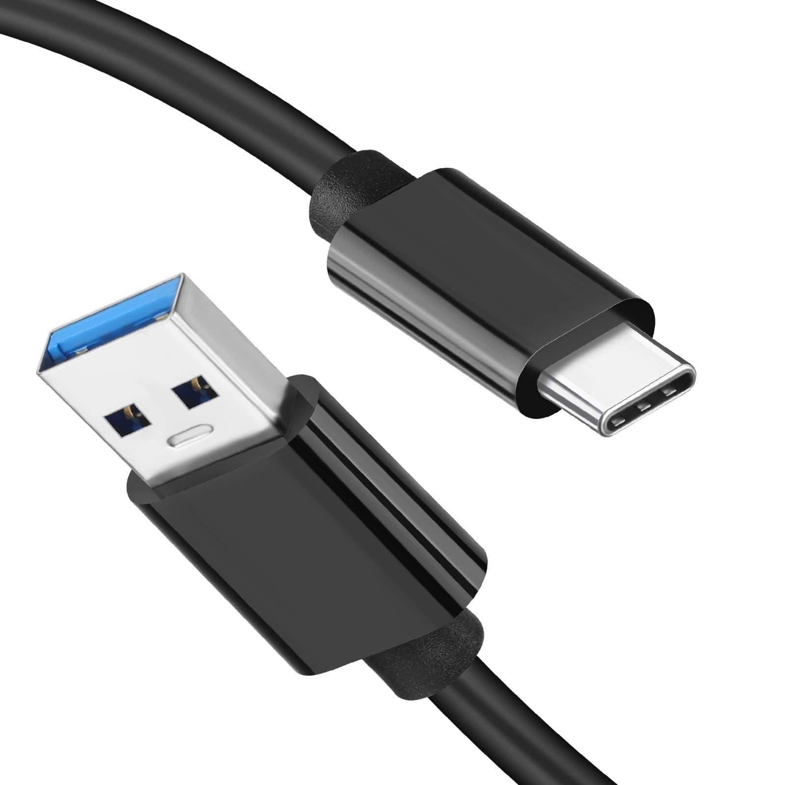USB C Cable - 0.9M, USB C to USB A 3.1 Gen 2 Cable, Type C 3A Fast Charge & 10Gbps Data Sync Lead for CarPlay Android Auto, iPhone 15/15 Plus/15 Pro Max, Samsung Galaxy S23/S22/S21/S20/Note20, Pixel 7