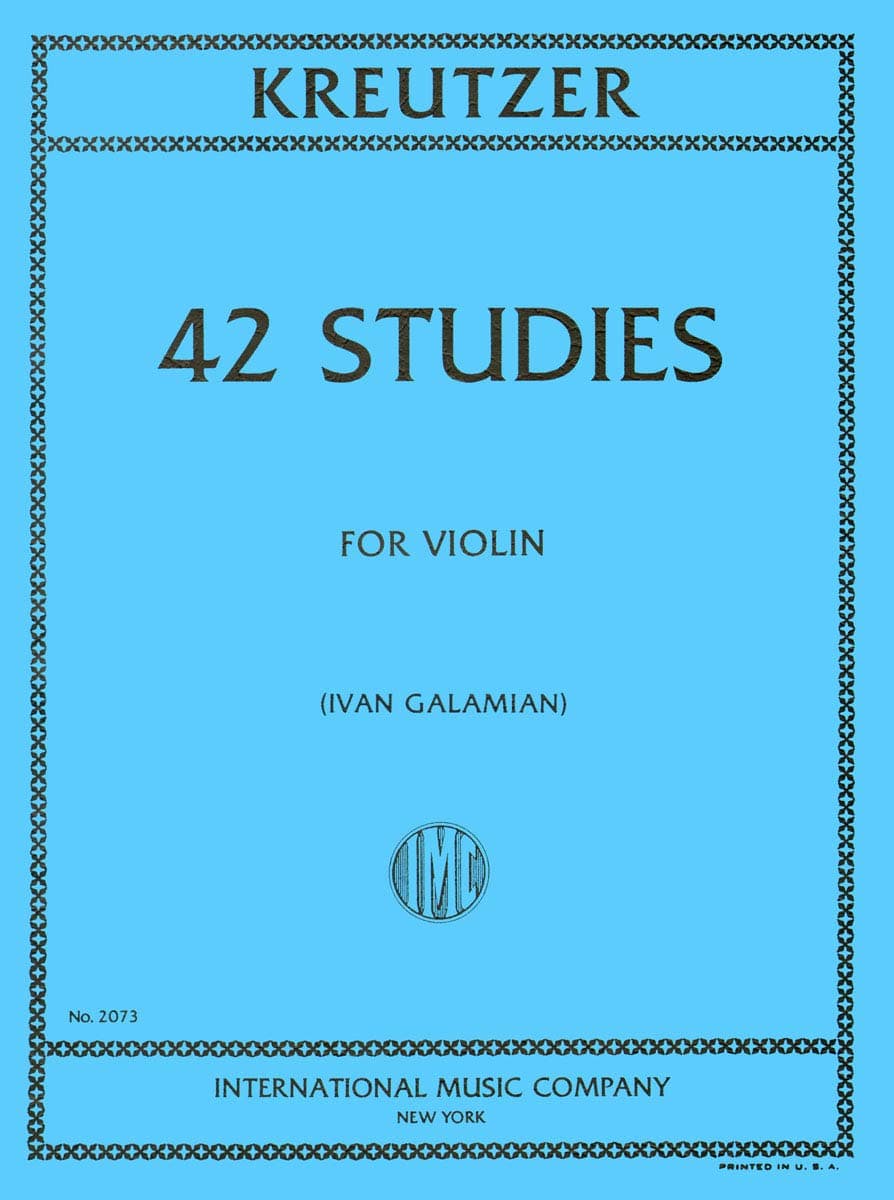 42 Studies for Violin by Rodolphe Kreutzer