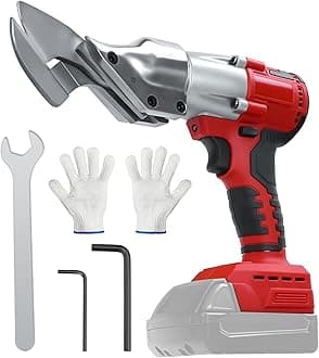 Cordless Metal Shear for Milwaukee 18V Battery, Brushless Electric Metal Scissors for Cutting Stainless Sheet, Metal, Iron, Carpet, Leather, Cardboard (NO Battery)