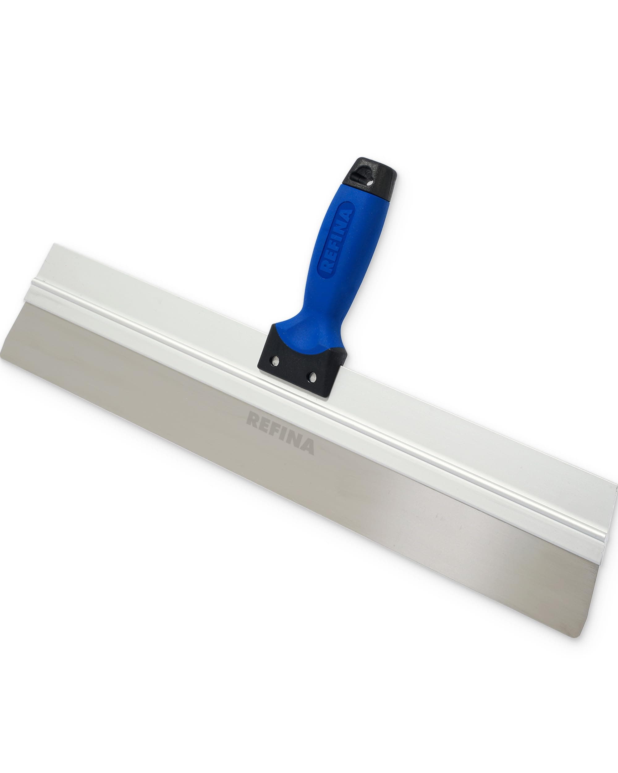 REFINA Skimming Spatula for Plasters, Renders, & Compounds - 20" (500mm) Plastering Spatula w/ 0.5mm Stainless Steel Skimming Blade & Ergonomic ‘T’ Handle - Levelling & Plastering Tools