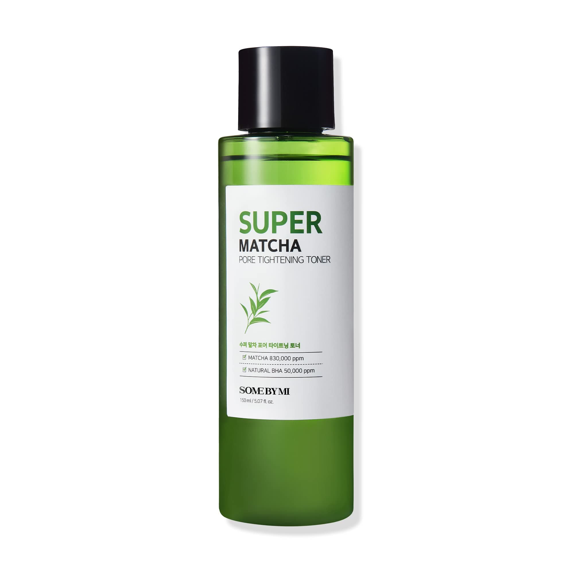 Super Matcha Pore Tightening Toner - 5.07Oz, 150ml - Made from Matcha Extracts for Sensitive Skin - Skin Moisturizing and Purifying - Blackheads, Sebum and Pore Care - Korean Skin Care