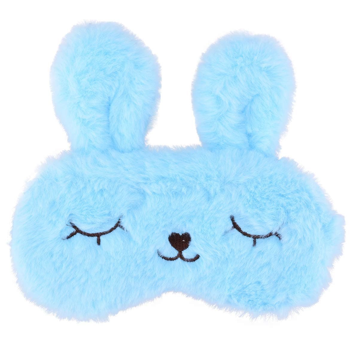 – Ulife Mall Funny Easter Rabbit Sleep Eye Mask Fluffy Plush Blindfold for Sleeping Travel Eye Mask with Adjustable Elastic Band Sleeping Masks Eye Cover for Children Girls Boys Women Blue
