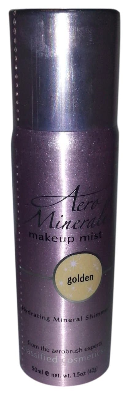 Aero Minerale Shimmer Makeup Mist, Golden