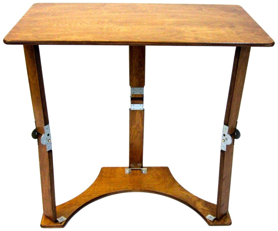 Spiderlegs Folding Laptop Desk Tray Table, 27-Inch, Warm Oak