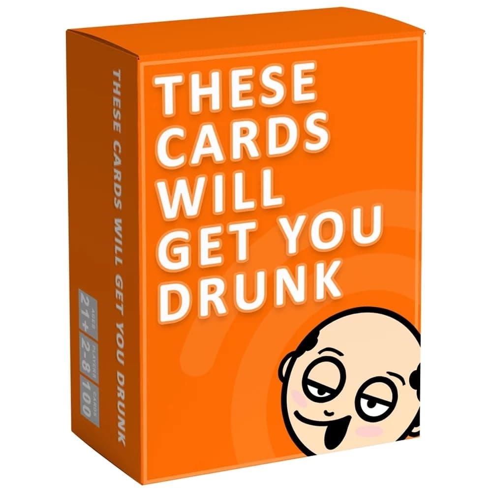 SICHER These Cards Will Get You Drunk - Fun Adult Drinking Card Games for Game Nights, Camping, Beach Day, Parties