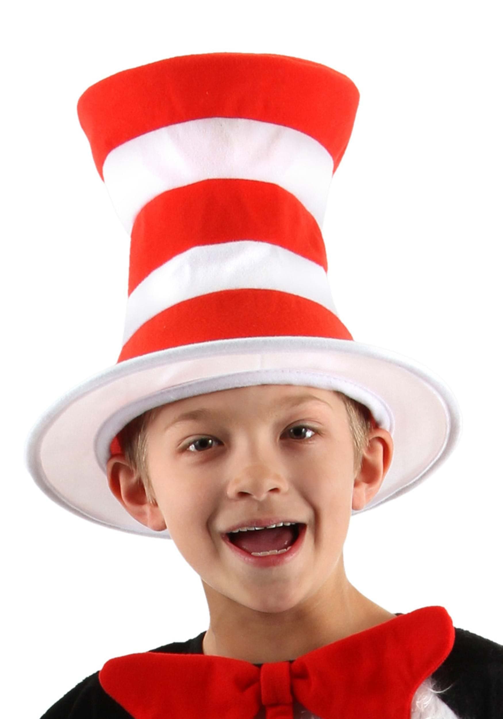 Dr. Seuss Cat in The Hat Striped Stovepipe Costume Hat for Kids