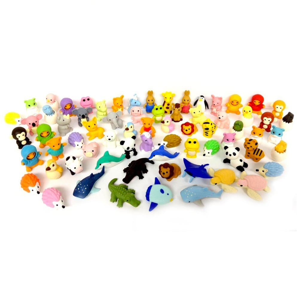 MEGA VALUE Rare Assorted Official TY Beanie Puzzle Eraserz Iwako Japanese Collectable Eraser