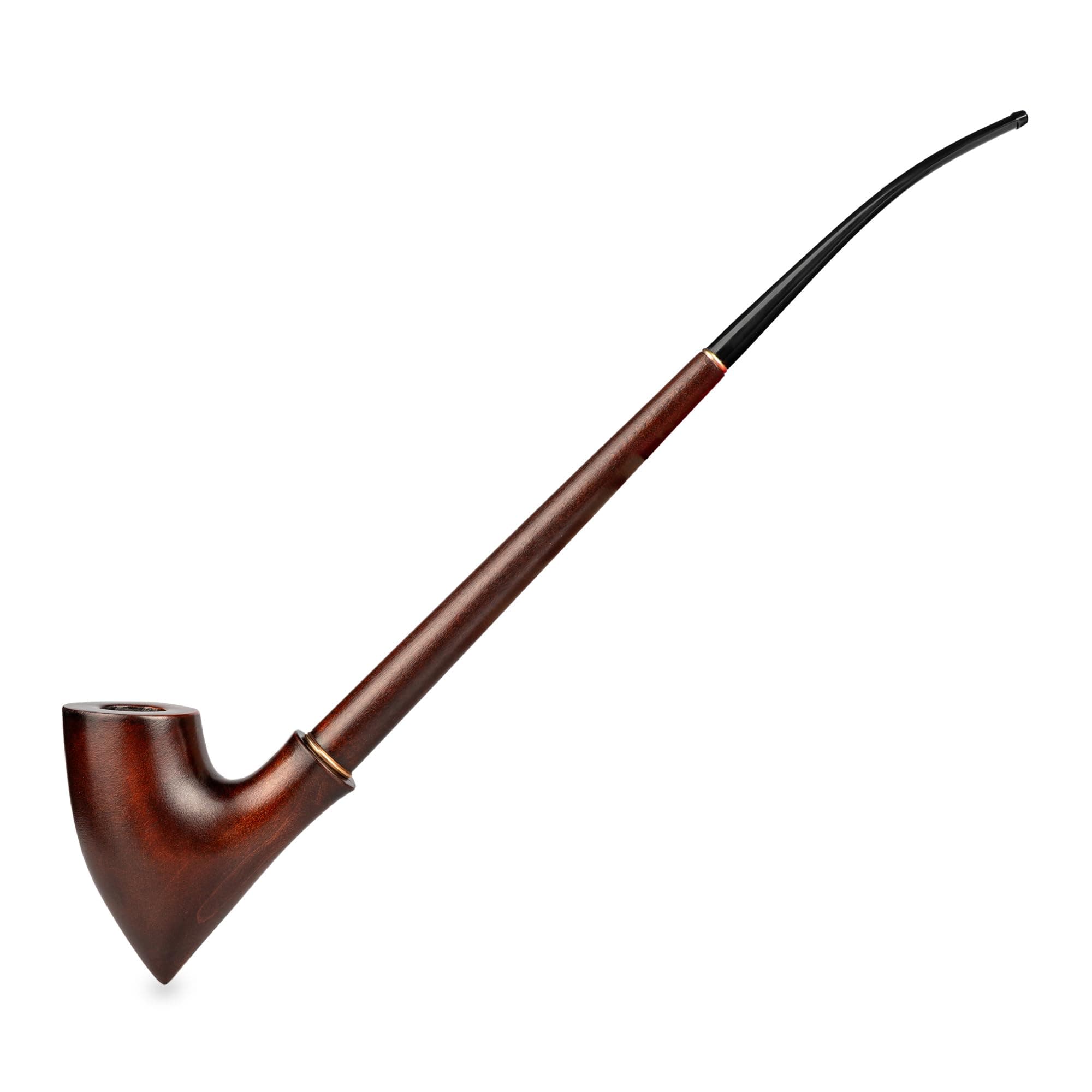 Dr. Watson - 13.4" Extra Long Churchwarden Tobacco Pipe, Tolkien's Hobbit Style (Mirkwood)