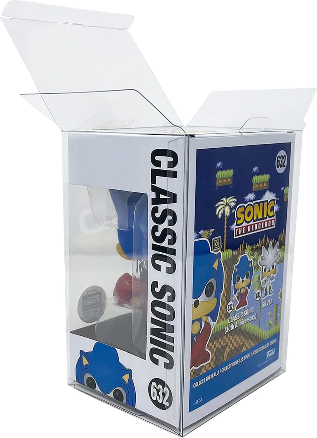 EcoTEK Protectors Pop Protector - Case Compatible for 4" Inch Pop! Vinyl Figures (10 Pack) Strong, Crystal Clear, Heavy Duty Acid Free w/ Protective Film