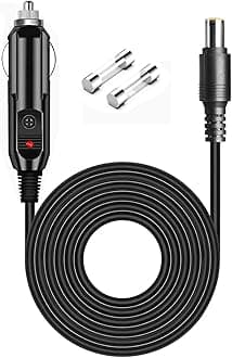 Car Charger Compatible with BLUETTI Car Charging Cable EB3A / EB70 / EB70S Portable Power Station 6.6 Feet 16AWG UL Certified DC Power Cord & 15A Fuse