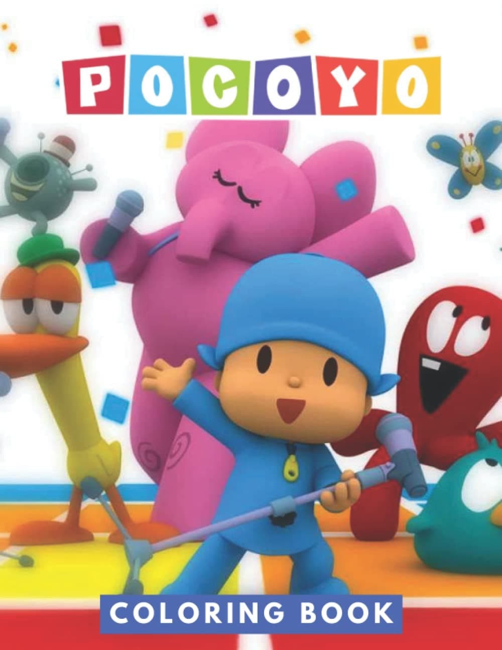 Pȯcȯyȯ Coloring Book: JUMBO Pȯcȯyȯ Colouring Book For Children, Amazing Colouring Book For Boys And Girls Ages 2-4, 4-8 & Toddlers