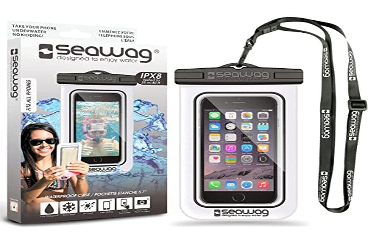 Seawag Universal Waterproof Case for Smartphone 5.7" (White/Black)