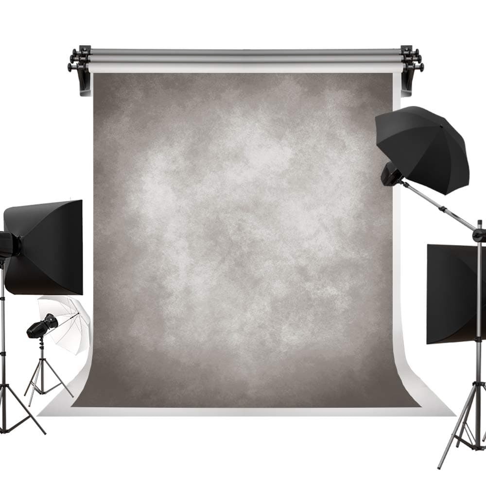 5x7ft Vintage Backdrops Abstract Grey Portrait Photo Backdrop for Photography Studio