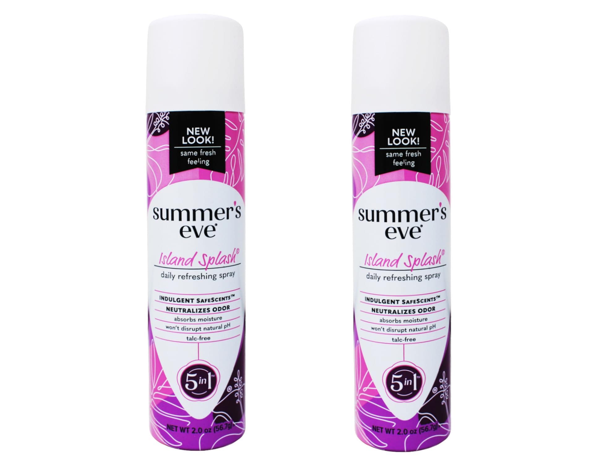 Summers Eve Freshening Spray 2 Ounce Island Splash (59ml) (2 Pack)