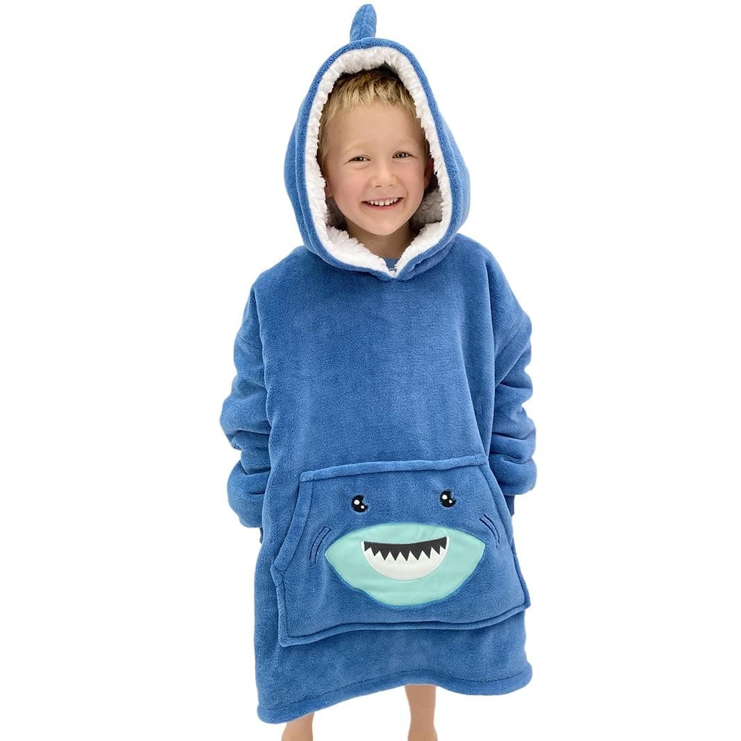 The Big Softy Kids Oversized Hoodie - Blanket Hoodie for Kids 4-10 yrs – Cute Animal Snuggle Hoodie Kids – Soft & Warm Oversized Blanket Hoodie Kids - Hooded Blanket Kids – Girls & Boys