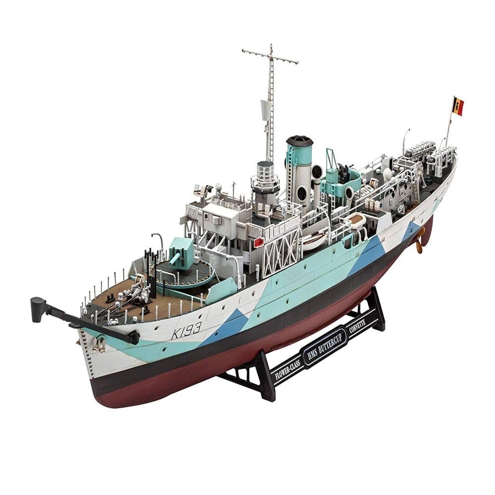 Revell 05158 CLAS Buttercup Flower Class Corvette HMS Butter, Multi Colour, 1:144 Scale