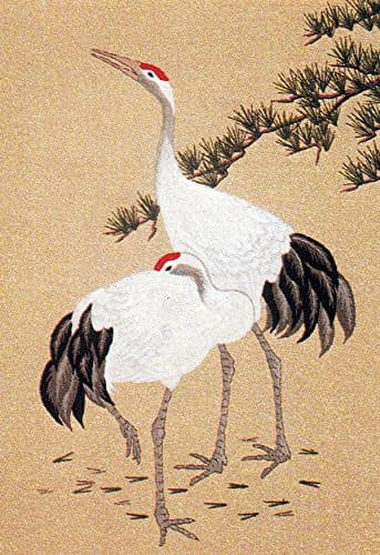 Tokyo Bunka Shishu 253 Two Cranes Japanese Punch Embroidery Kit