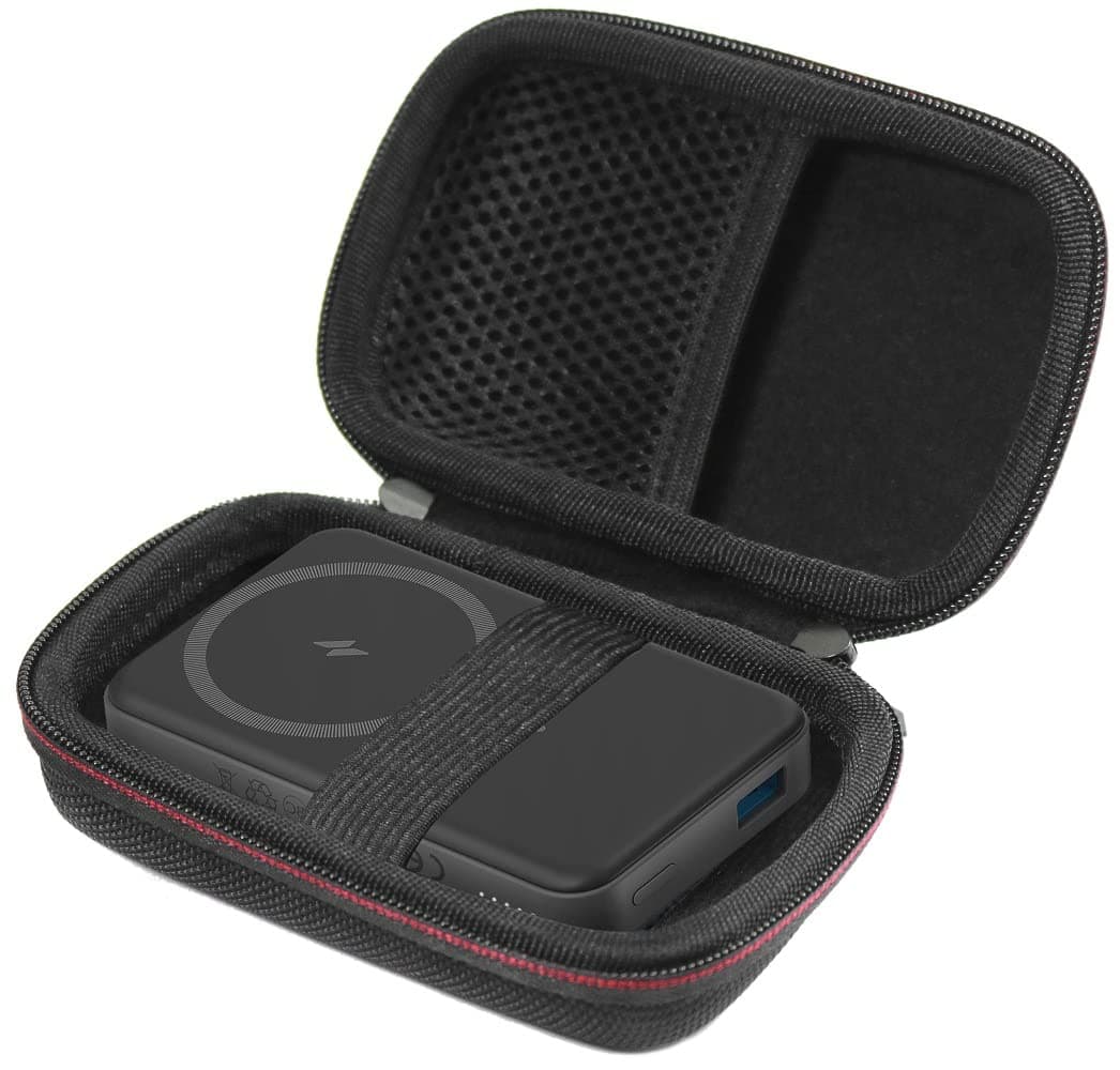 Soft Travel Protective Case for Anker 633 Magnetic Battery (MagGo), 10,000mAh Foldable Magnetic Wireless Portable Charger, 20W USB-C Power Delivery (Only Case)