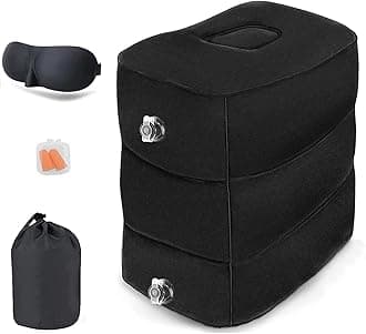 Inflatable Foot Rest Pillow, Adjustable 3 Layers Height Leg Rest Pillow