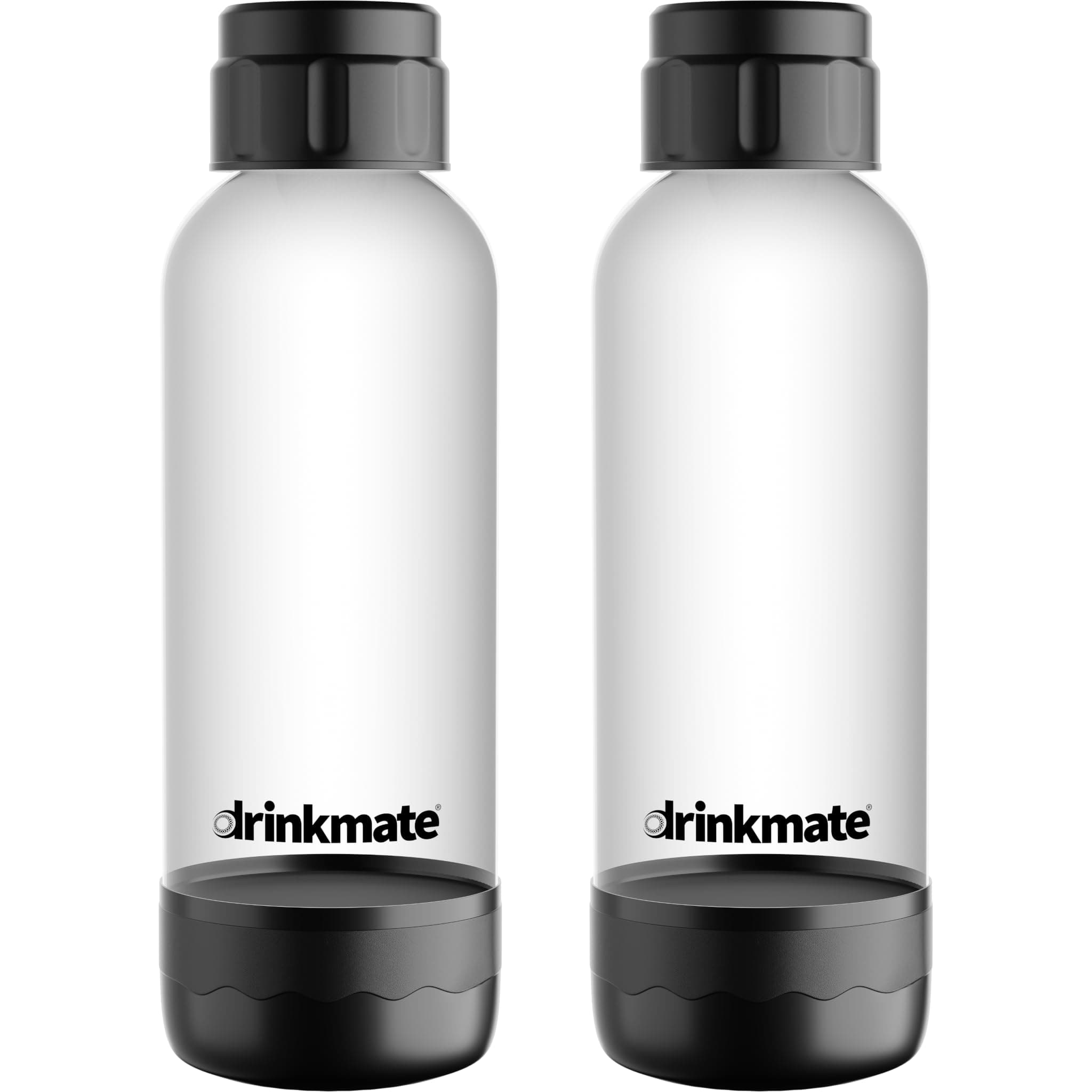 Carbonation Bottles (Twin-Pack) (1L, Black)