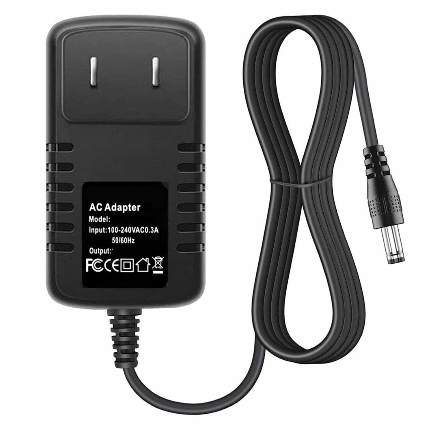 NuxkstGlobal AC/DC Adapter for Braun Silk Epil 3 Perfection SE3370 Silk?épil 3 SoftPerfection Electric Epilator Power Supply Cord Cable PS Wall Home Charger Mains