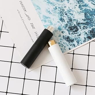 8 ml Gradient Blue Mini Travel Perfume Refillable Bottle Spray Empty Atomizer with Perfume Extractor Pump,Funnel (Gradient Black)