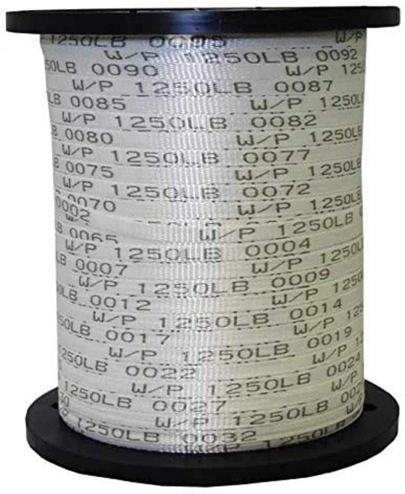 Polyester Muletape, Pulll Tape Used for Installing Cables in Underground Conduit, Made in USA (1250 Pound 1/2" Pull Tape, 3000 Ft Reel)