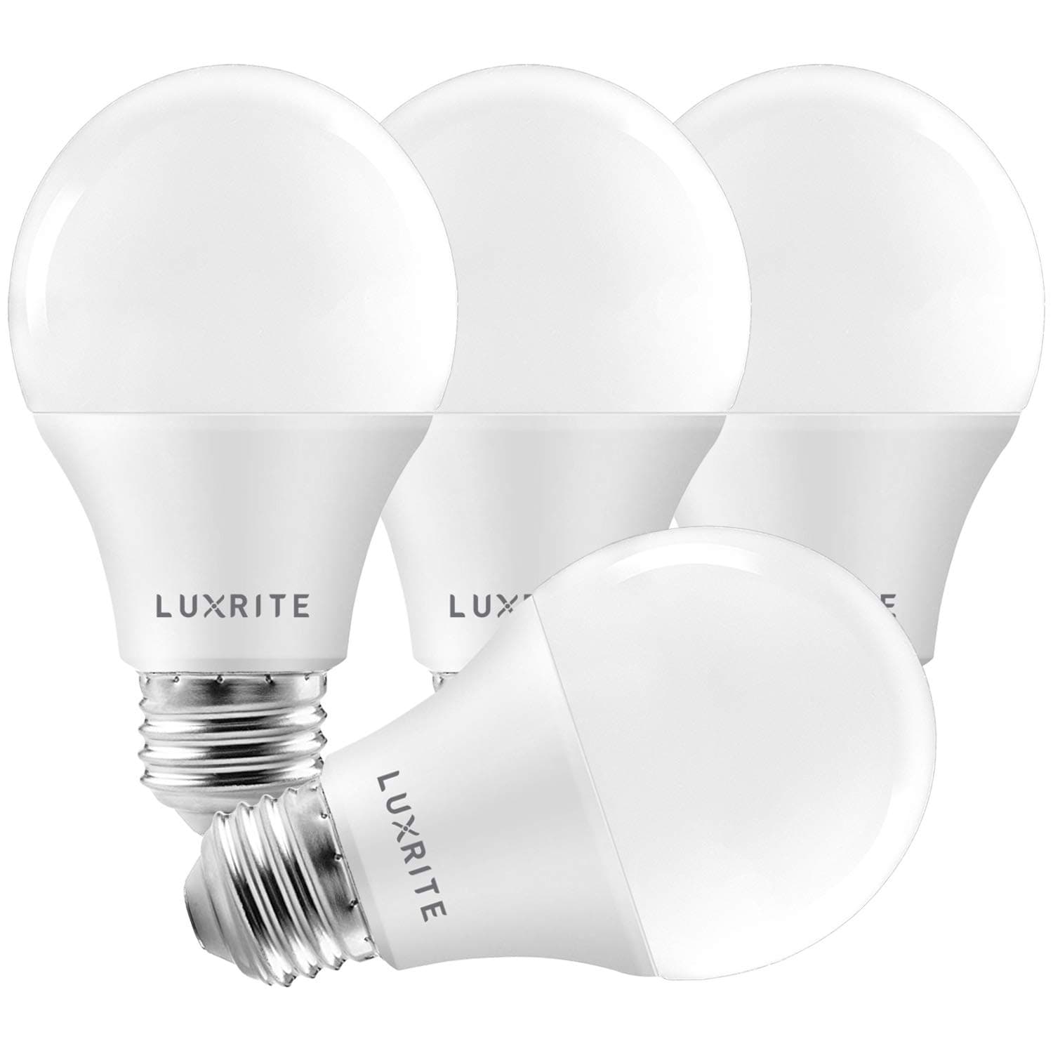 A19 LED Bulb 75W Equivalent, 1100 Lumens, 2700K Warm White, Dimmable Standard LED Light Bulbs 11W, Enclosed Fixture Rated, Energy Star, E26 Medium Base - Indoor and Outdoor (4 Pack)