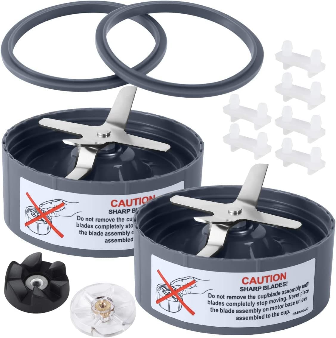 2-pack NutriBullet Replacement Parts Extractor Blade Fits NutriBullet 600w Pro 900w Blender