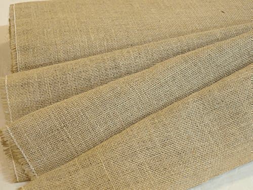 1 Metre Light Hessian Fabric 105cm Wide - Weddings - Crafts - Upholstery - Frost Protection