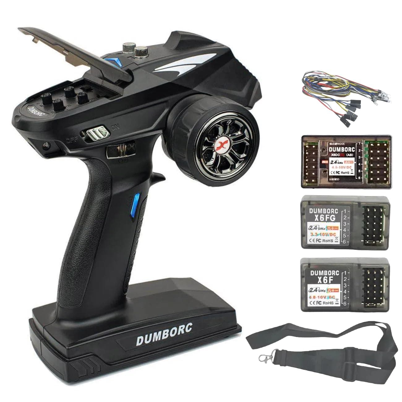 X6 6 Channel Rc Transmitter and Receiver X6F X6FG X6DCG Built-in Gyro Mixed Mode Out of Control Protection RC Remote and Receiver for Car/Boat/Tank