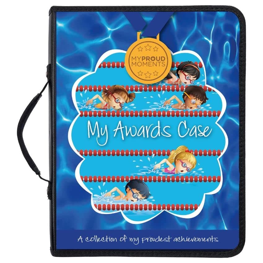 Swimming Medal, Badge and Certificate Holder