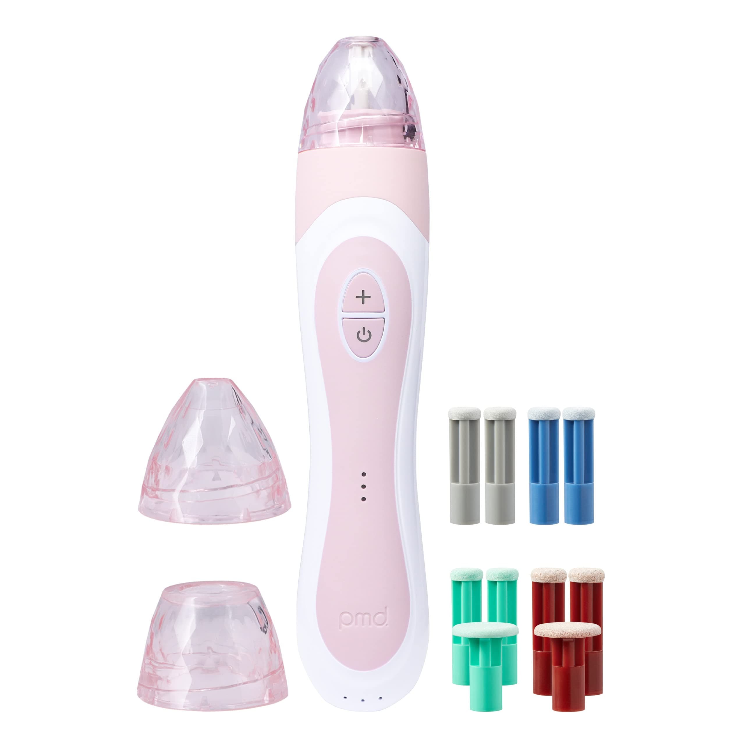 PMD Beauty Personal Microderm Elite Pro-At-Home Microdermabrasion Machine with Kit for Face and Body-Exfoliating Crystals and Vacuum Suction for Fresh and Radiant Skin-Three Speed and Suction Options