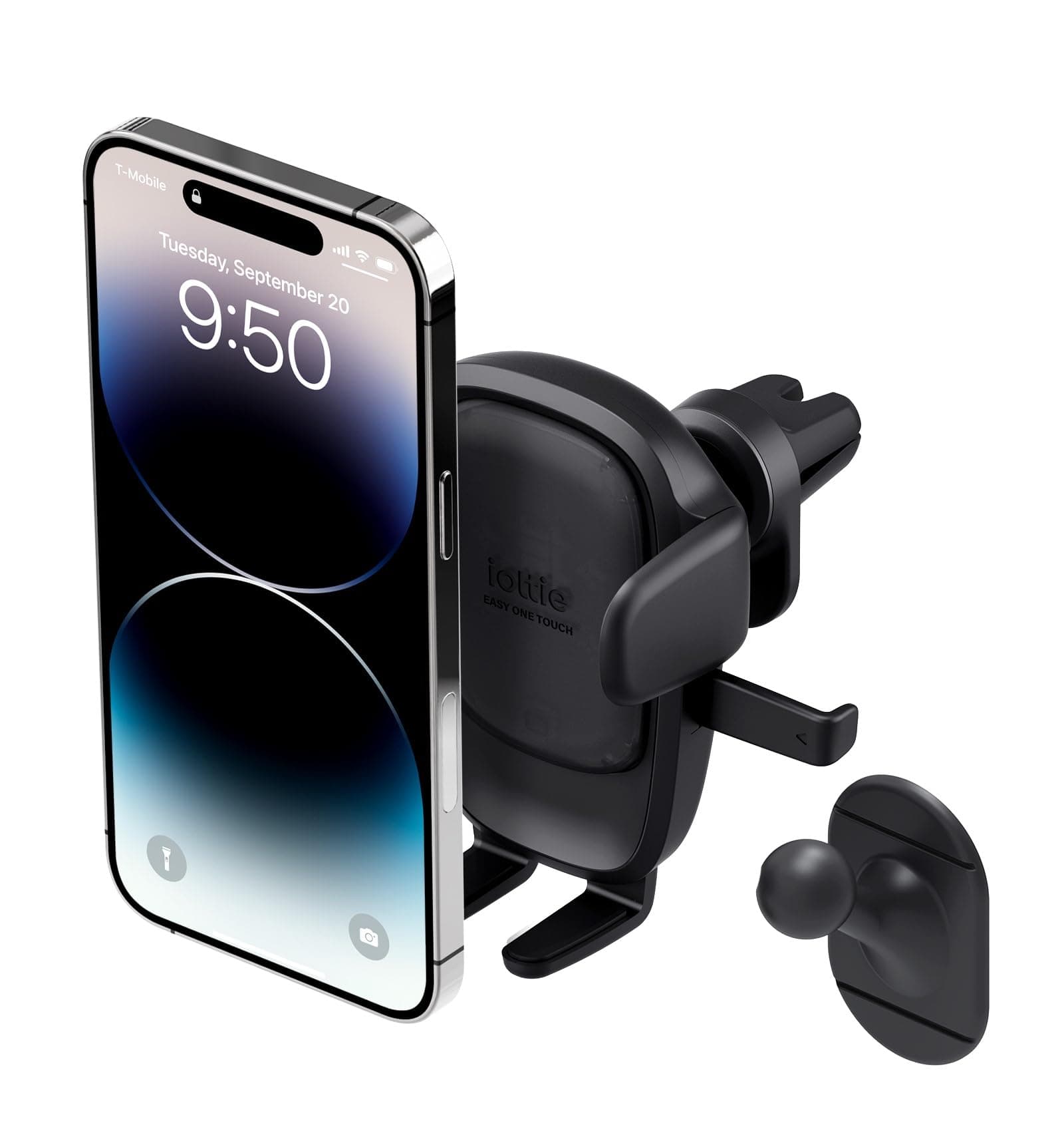 iOttie Easy One Touch 6 Air Vent Car Phone Mount - Universal Cell Phone Holder for iPhone, Google, Samsung, Moto, Huawei, Nokia, LG, and All Other Smartphones