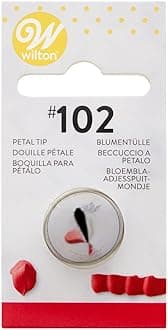 Petal Tip, 102 Carded, Stainless Steel, Steel 418-102, Silver, ZJ1360