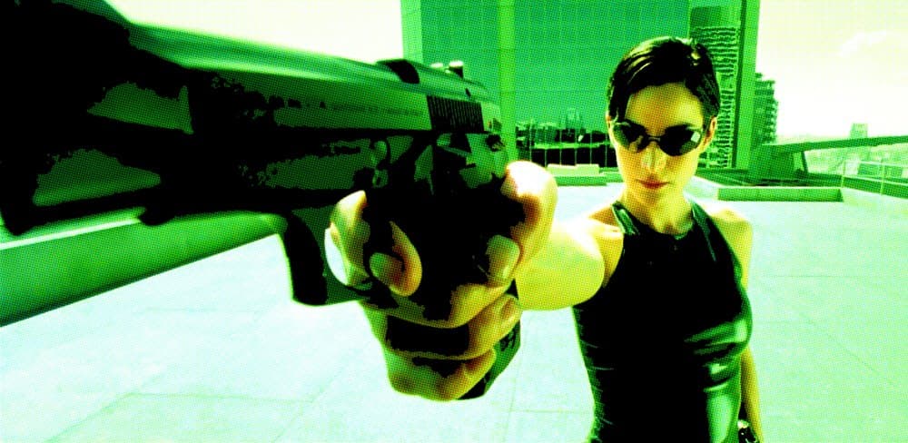 BDP MoviesThe Matrix Trinity Desert Eagle Comic Style XXL ONE PIECE NOT SECTIONS Over 1 Meter Wide Poster! **SAME DAY SHIPPING**