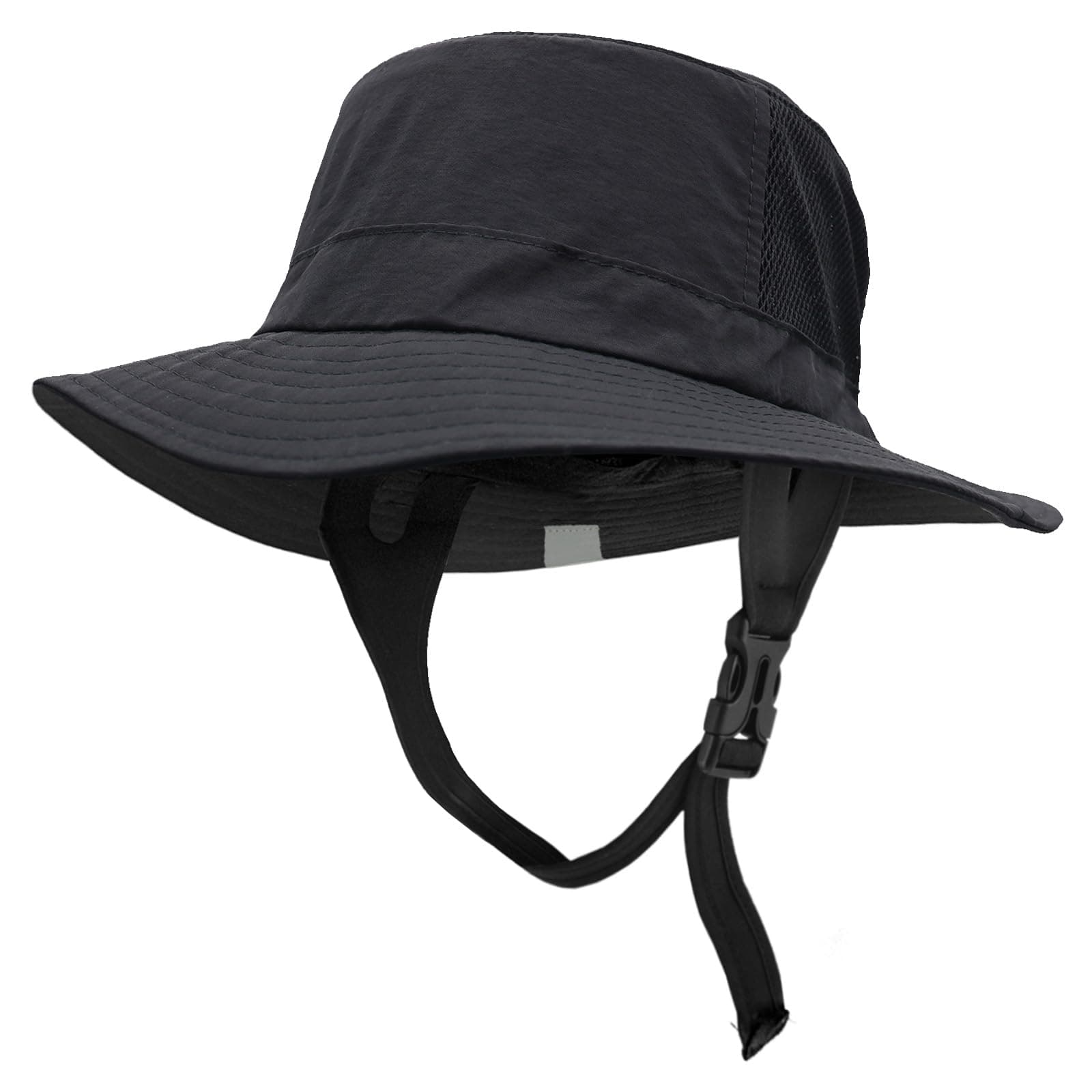 Surf Bucket Hat with UPF 50+ UV Protection, Waterproof Sun Hat with Adjustable Chin Strap for Surfing, Water Sports