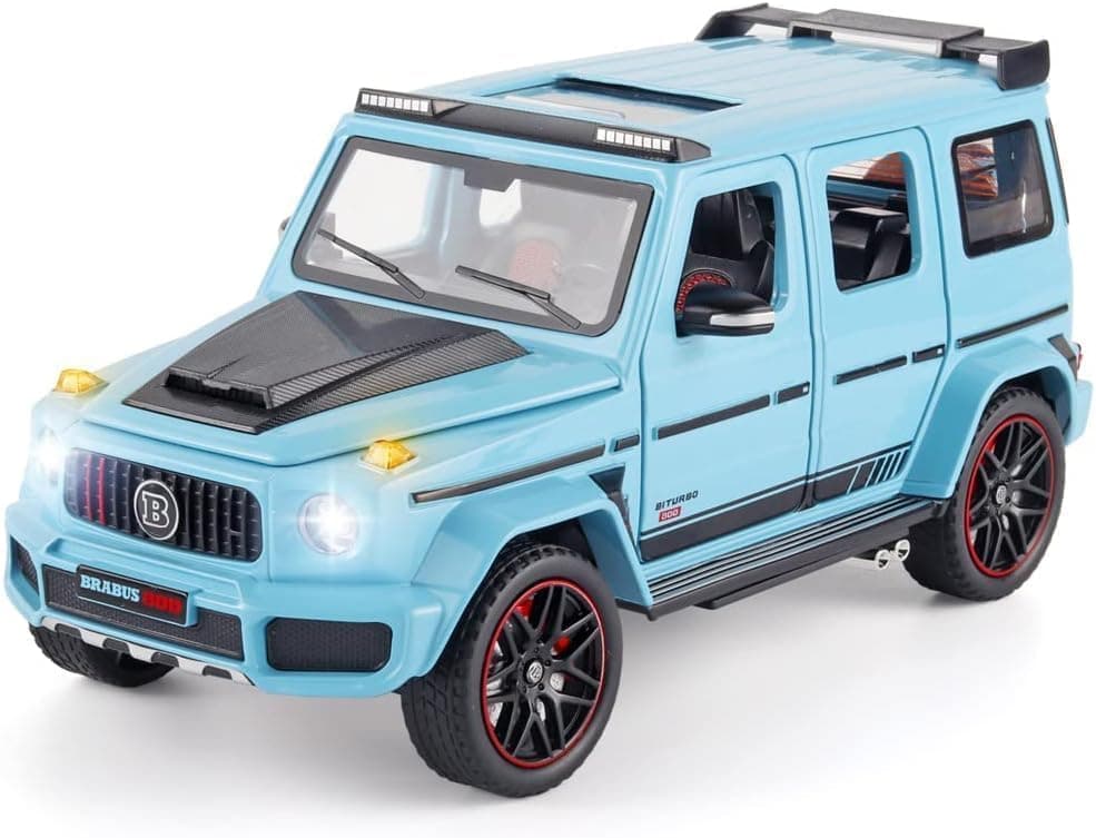 Mercedes Benz G63 AMG 1:32 Scale Model Car, Diecast Model Cars Zinc Alloy Pull Back Toy car with Sound and Light for Kids Boy Girl Gift (Pink)