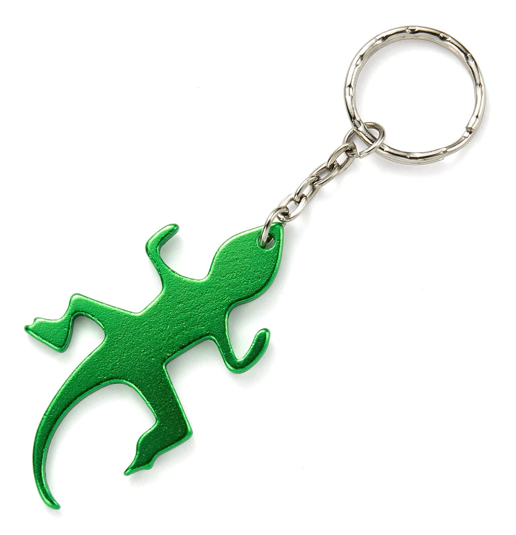 Green Lizard Keyring