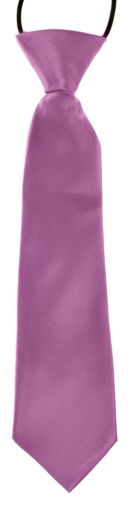 New Boys Pre-Tied Ties. Satin Plain Coloured Childrens Boys Ties. Elasticated. 22 Colours Available. Handmade. Wedding, School, Fashion *UK Seller*