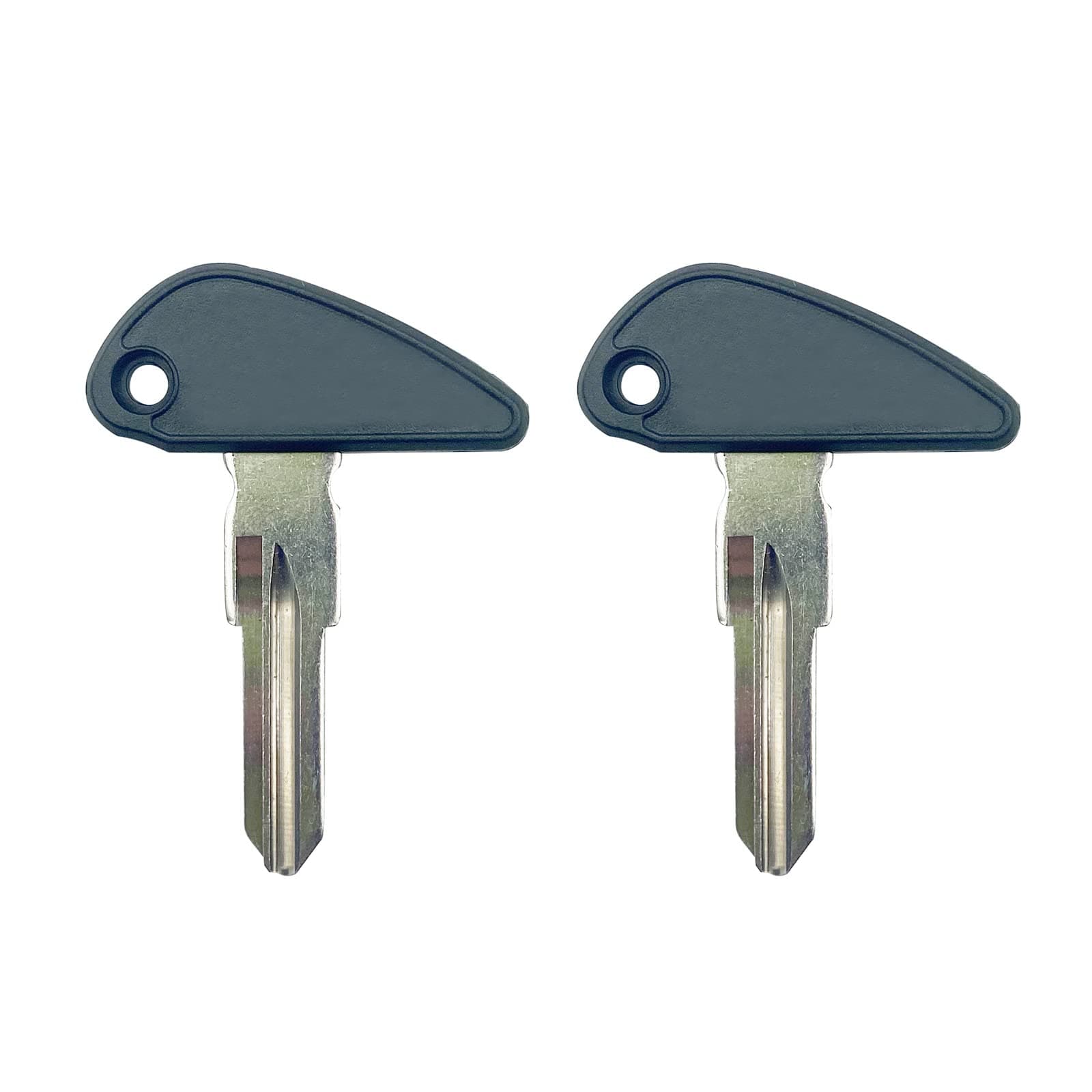 DWL 2X Blank Blade Uncut Key Motorcycle Key Uncut Replacement for Indian Scout 1920-2018 Present (2 Black)