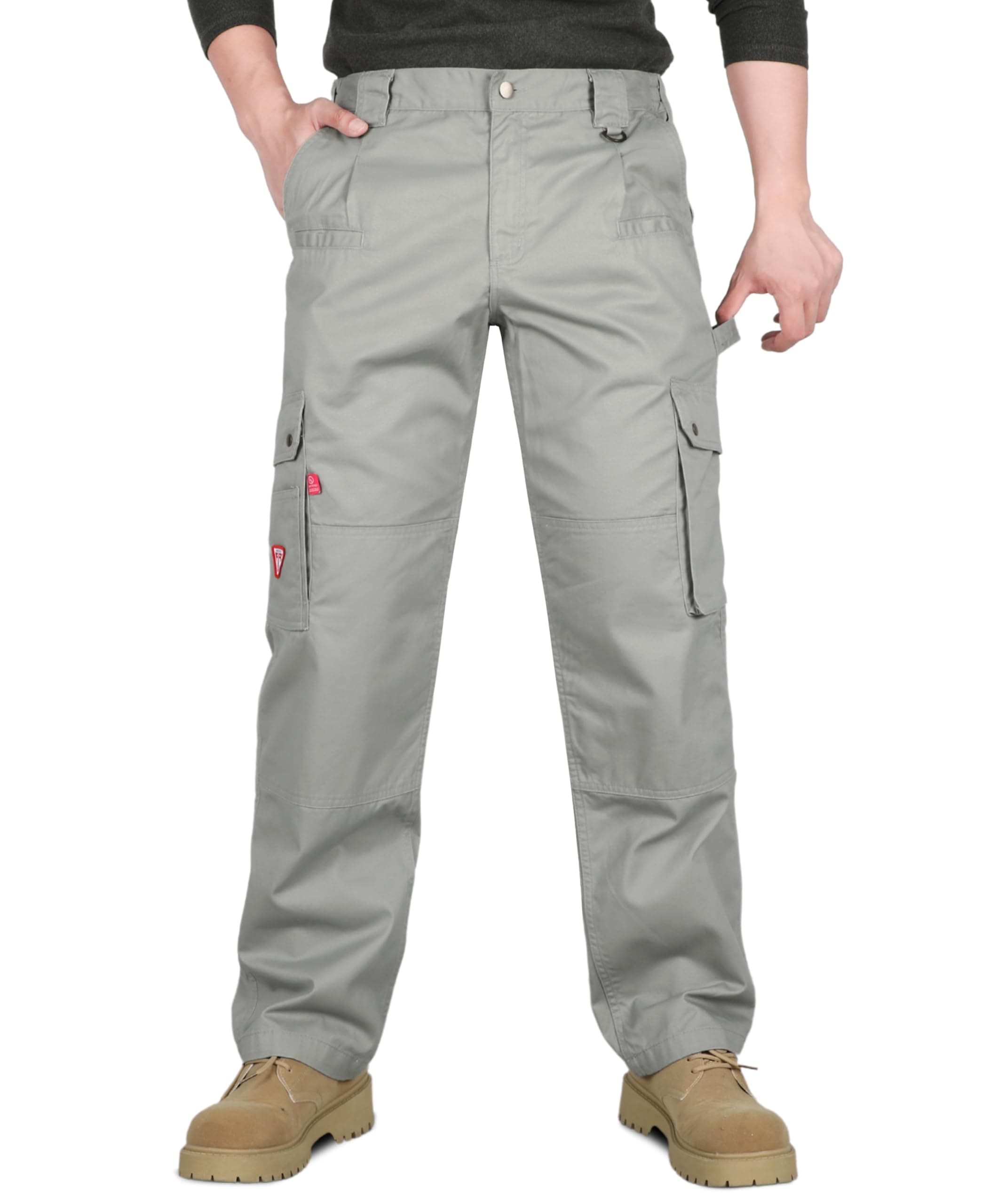 TICOMELA FR Pants for Men Flame Resistant Pants 7.5oz Lightweight (9 Pockets) Multi-Pocket Pants