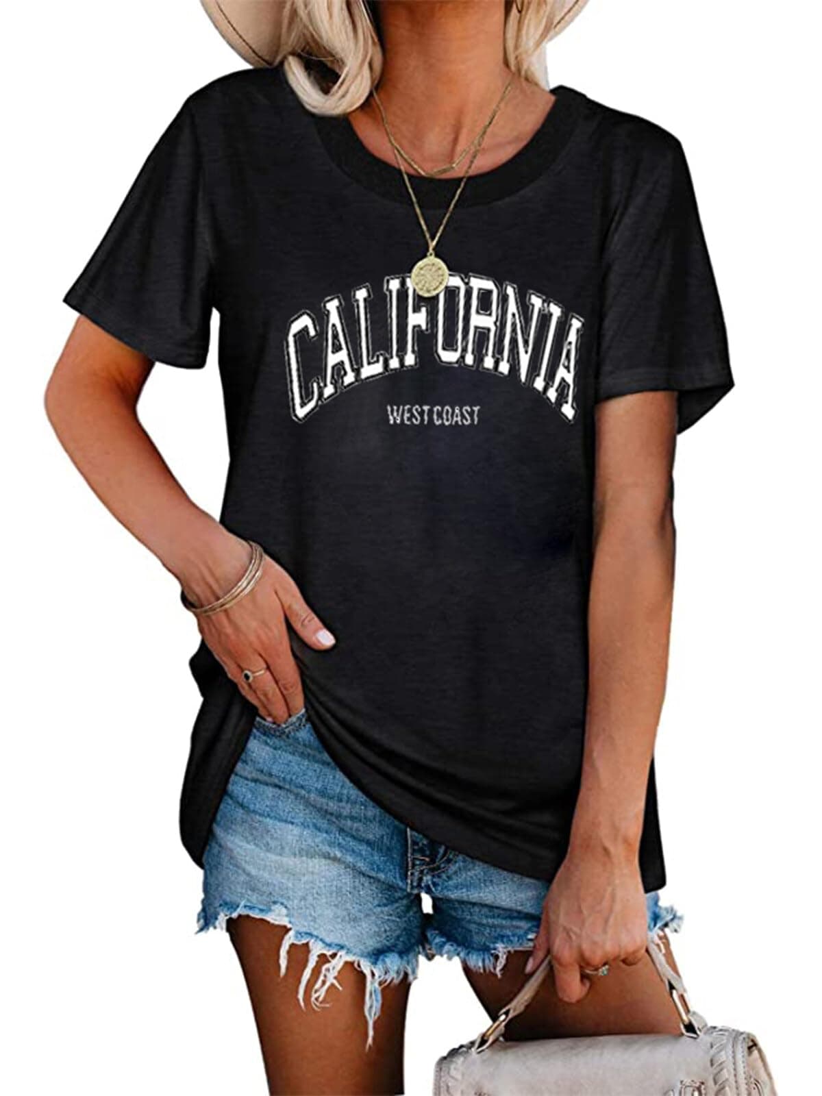 TAKEYALMountain Graphic T-Shirts for Women Short Sleeve Camping Travel Shirt Casual Tees Tops