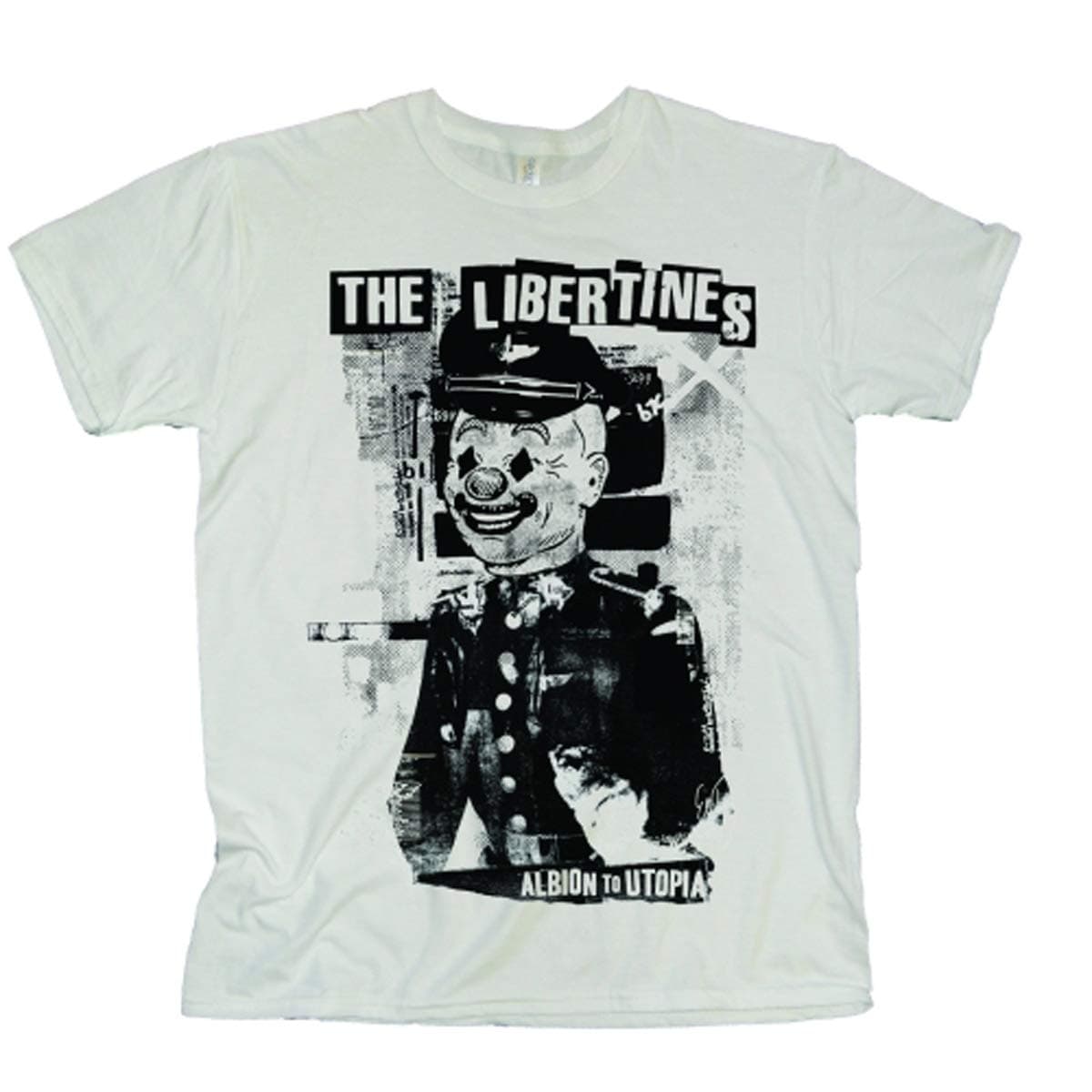 The Libertines Albion to Utopia Official Mens New White T Shirt All Sizes