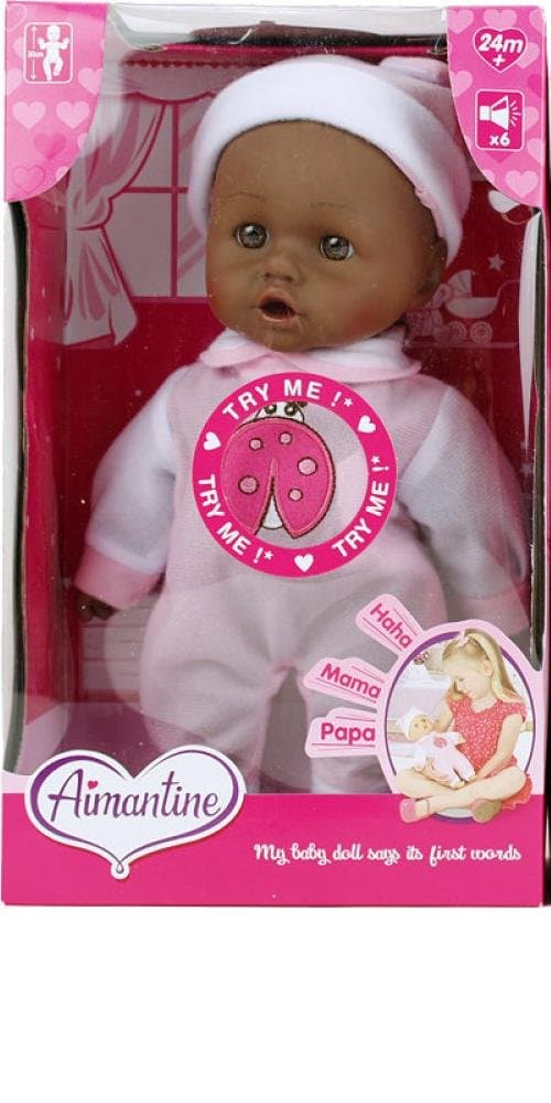 Lissi Baby Baby Doll with 6 Sounds 30cm + 24 Months