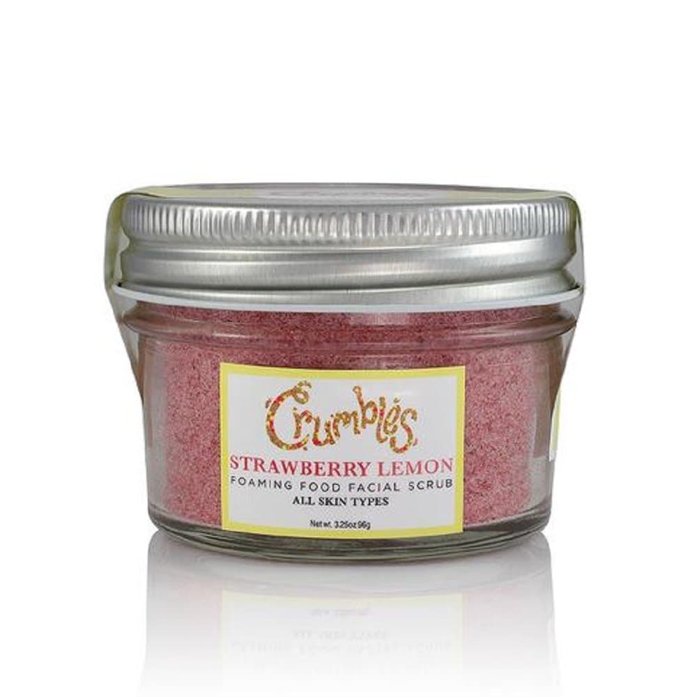 Buff Her Organic Exfoliating Foaming Cleansing Scrub, Strawberry Lemon Crumbles, 3.25 Ounce