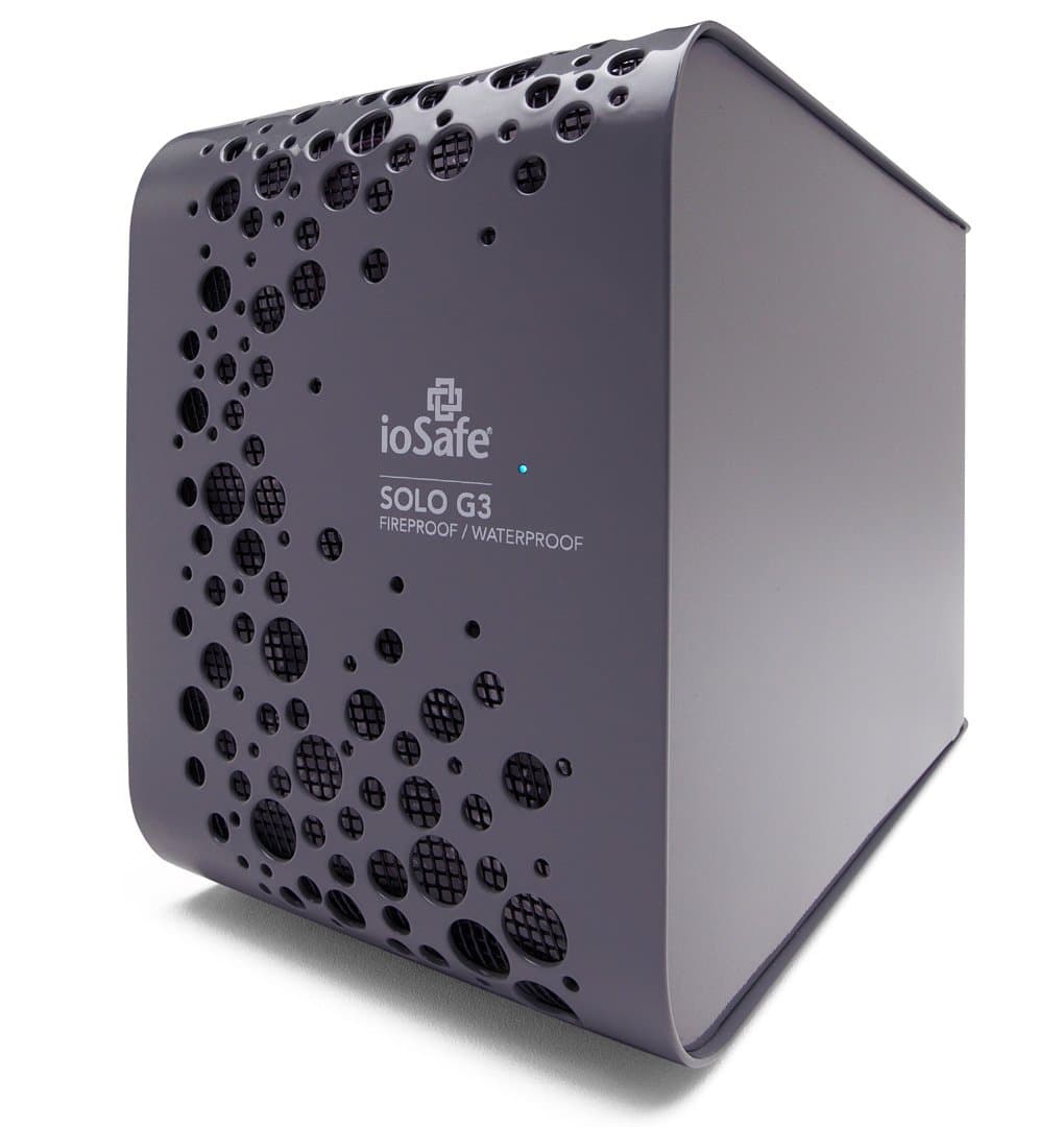 Solo G3 4TB Fireproof & Waterproof External Hard Drive, Pewter Gray (SK4TB)